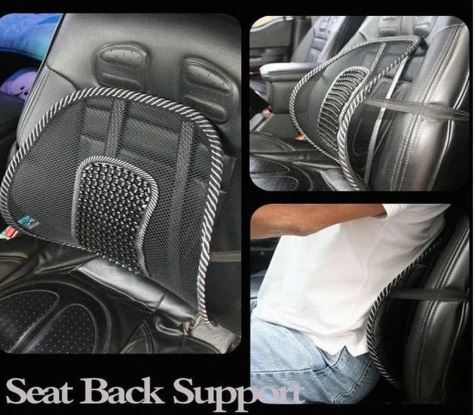 Ergonomic Back Support Cushion — Car, Office & Home