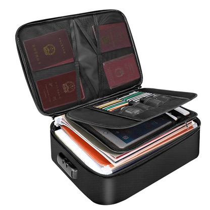 Fireproof Document & Passport Safe Bag — Protect What Matters Most